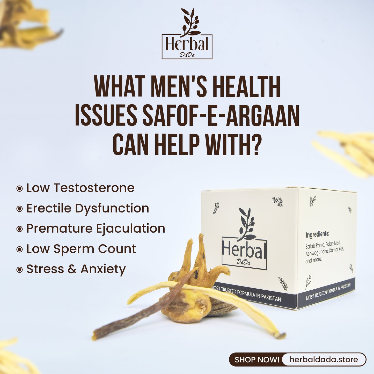 Herbal Dada™ | Safof-e-Argan | Herbal Men's Strength & Vitality Support